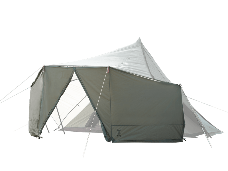 ヤドカリウォール （カーキグレー） TF6-047-GY - DOD（ディーオー