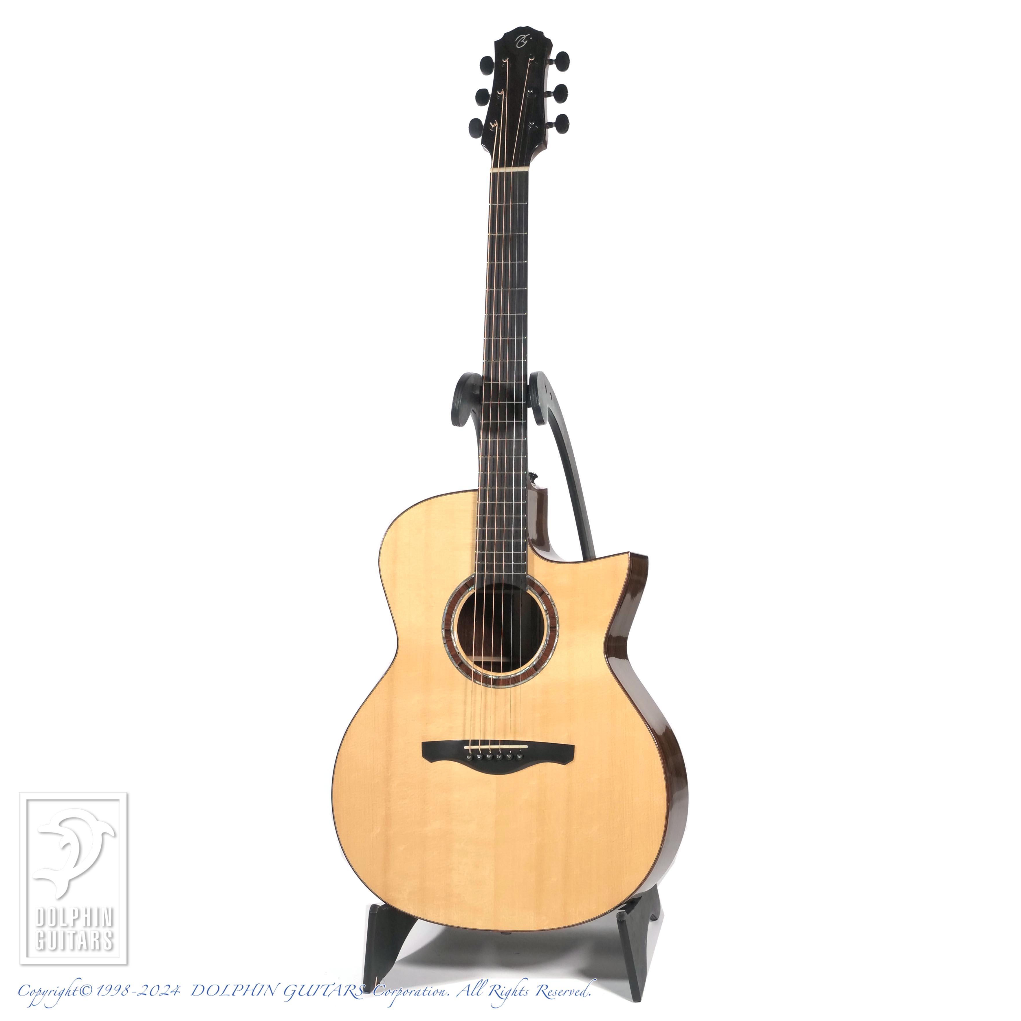 NISHIHARA GUITARS Pado OM Cutaway (Madagascar Rosewood)|ドルフィン