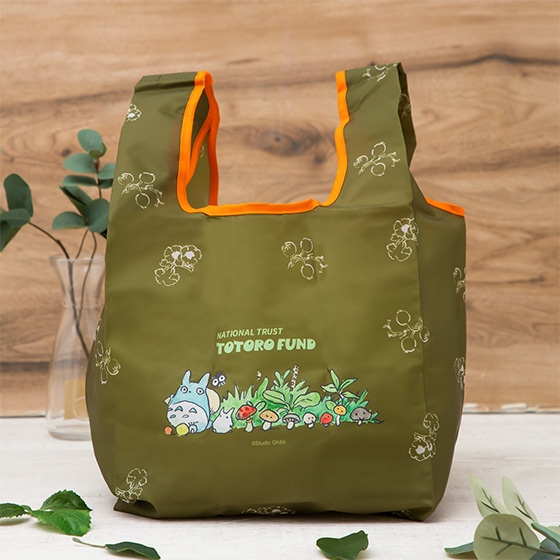 トトロファンドグッズ 折りたたみエコバッグ (抹茶) [B-161