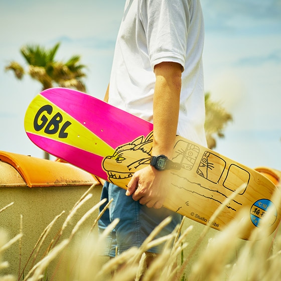 GBL】となりのトトロ スケートボードデッキ ネコバス | どんぐり共和国