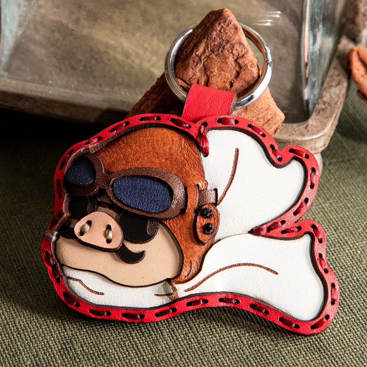 GBL】紅の豚 オジャガデザイン キーリング ポルコ | どんぐり共和国