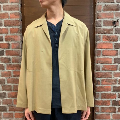 AURALEE：WOOL SILK TROPICAL SHIRTS JACKET｜doo-bop 藤井克哉(Fujii