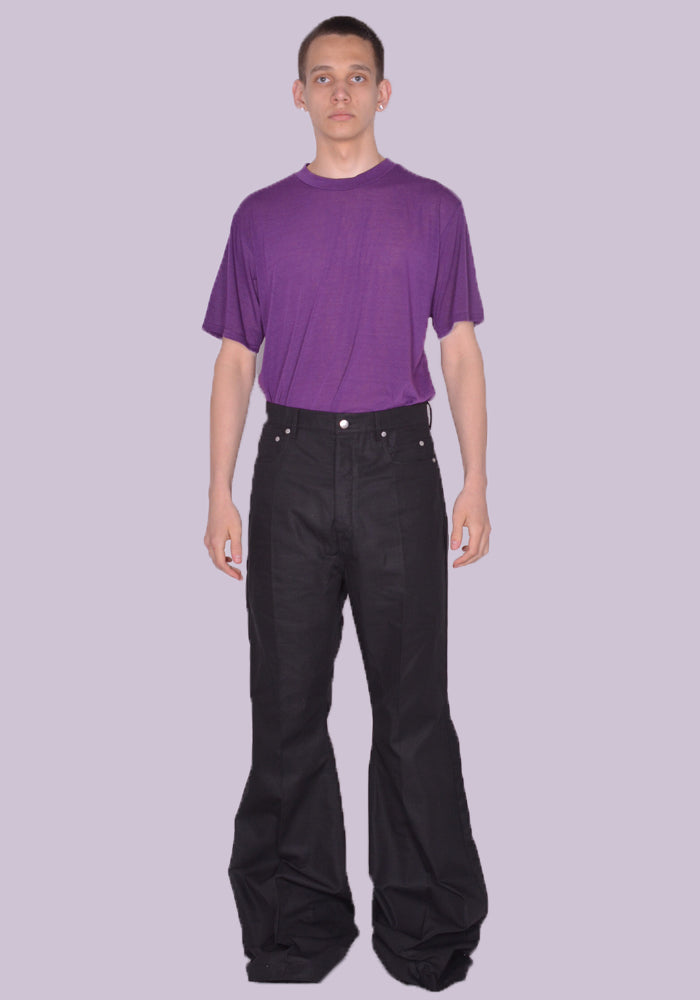 RICK OWENS MEN BOLAN BOOTCUT BLACK SS23 | DOSHABURI Online Shop