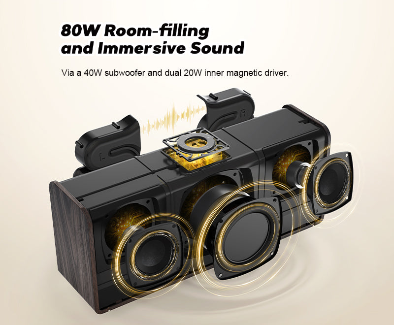 Wireless Surround Sound System - by DOSS Audio