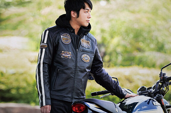 21SJ-14K 金襴レザージャケット（風神雷神） | DEGNER