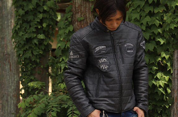 21SJ-4 半袖レザージャケット | DEGNER