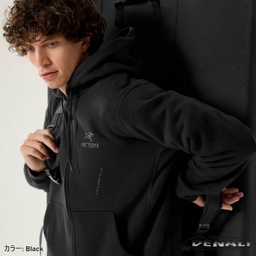 Emblem Fleece Full Zip Hoody Men's - 山の店 デナリ