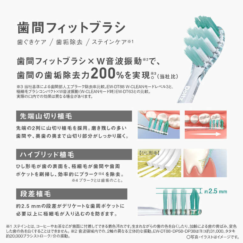 デンキチWeb / パナソニック Panasonic 電動歯ブラシ Doltz ドルツ