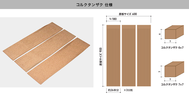 コルク（硬度65°/72°） ｜ ゴム・コルク ｜ 抜型・トムソン型