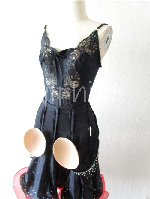 値下げ☆【掲載依頼】中古・社交ダンス・ラテンドレス【L-722