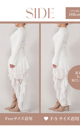 イレヘムレースフリルスカート – Darich (ダーリッチ)