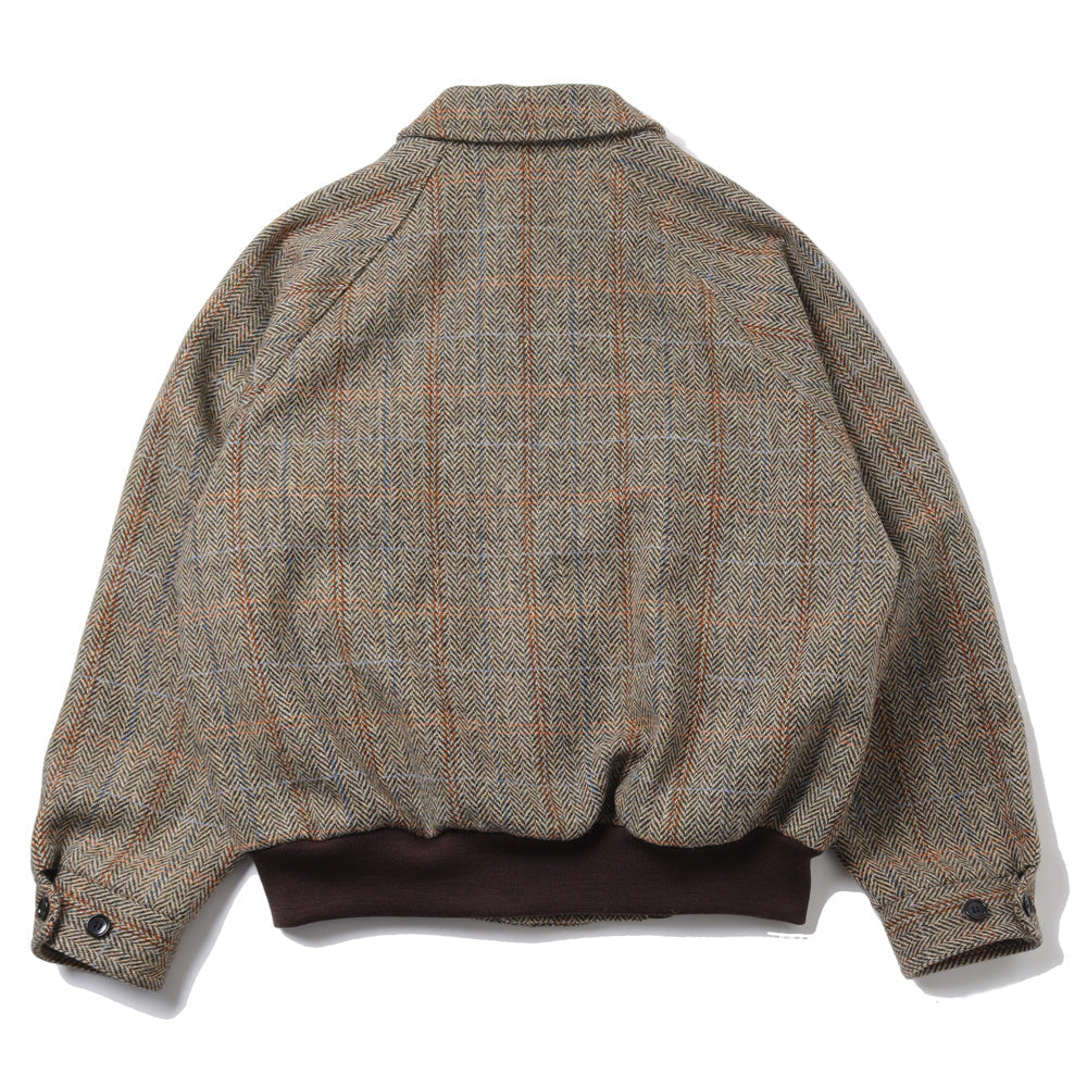 Ernie Palo(アーニーパロ)Tweed Harrington Jacket (EP06BL02B