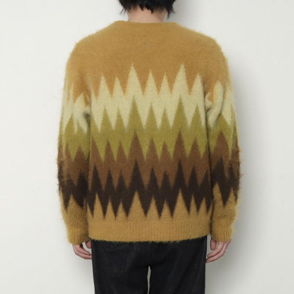 Mohair Cardigan - Zigzag (LQ274) | NEEDLES / トップス (MEN