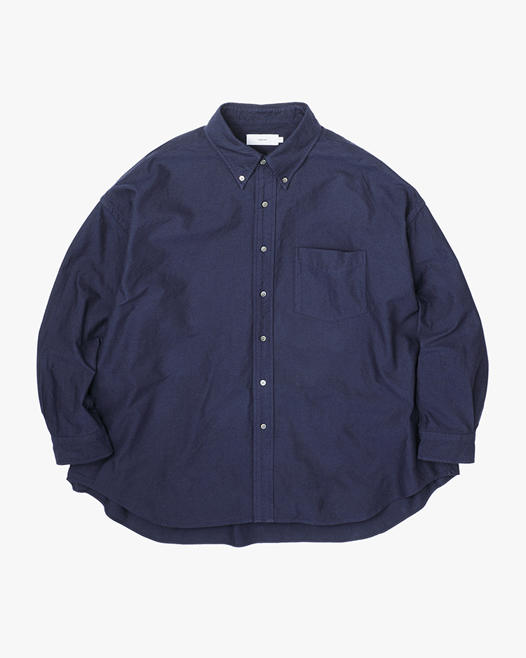 Oxford L/S Oversized B.D Shirt / NAVY | Graphpaper (MEN)(グラフ