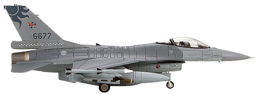 F-16A Fighting Falcon 6677 ROCAF, Taiwan, 1:72, Hobby Master HA3801