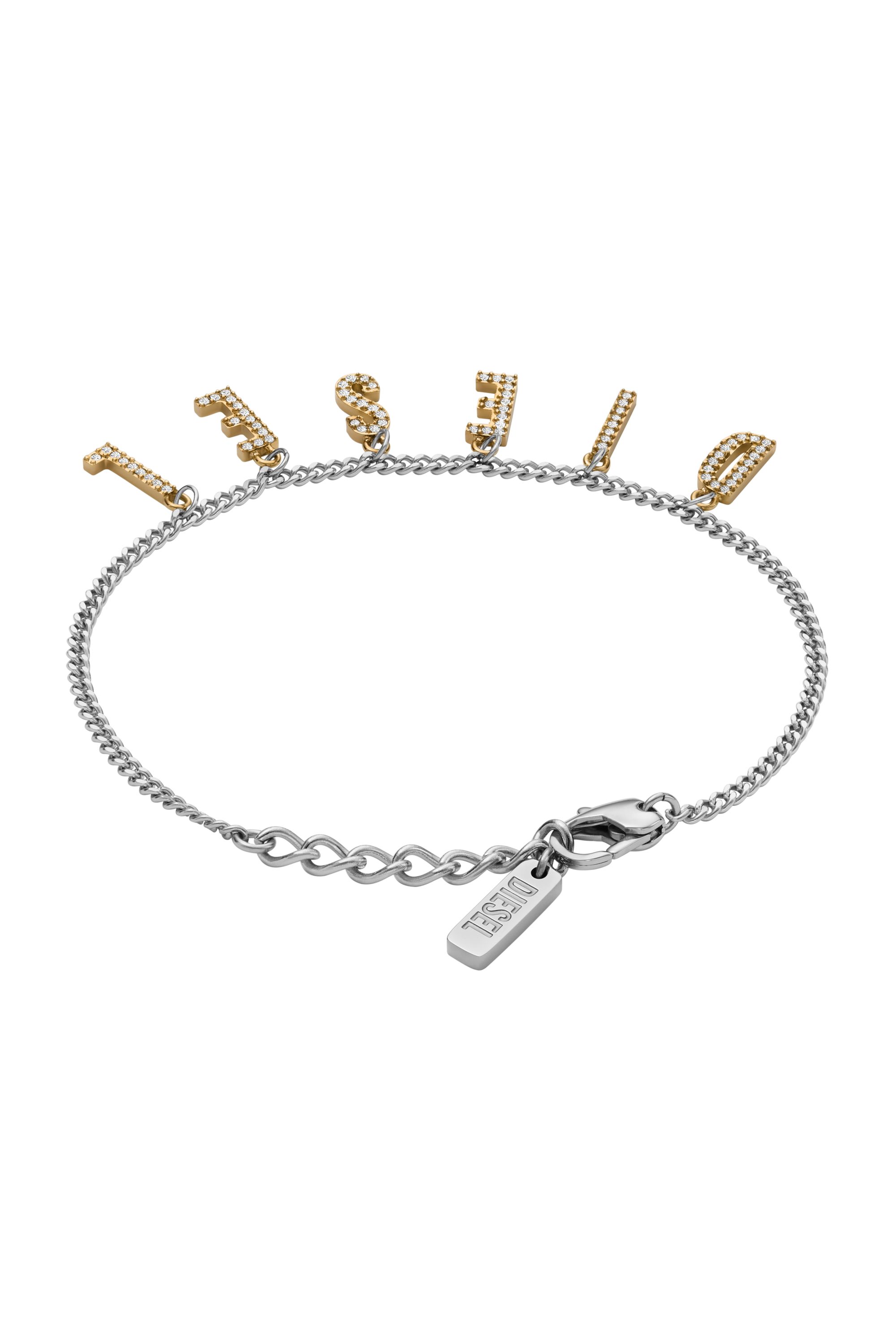 DX1547931 JEWEL ブレスレット｜シルバー｜ウィメンズ｜DIESEL
