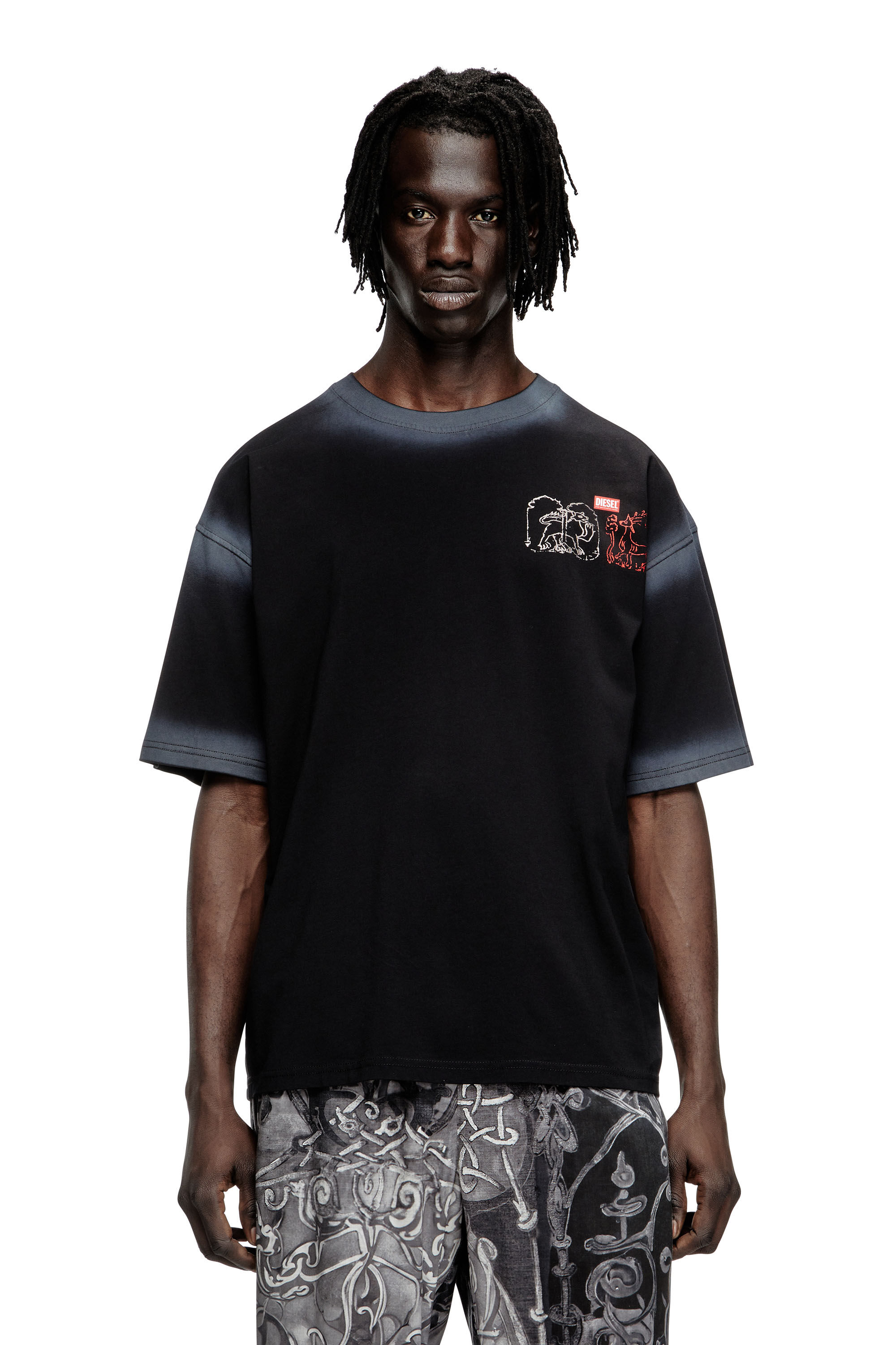 T-BOXT-T10 Tシャツ｜ブラック｜メンズ｜DIESEL