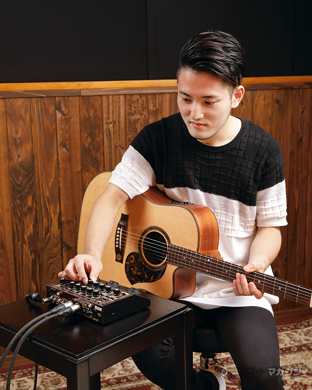 井草聖二 meets BOSS AD-10（アコギ用プリアンプ）｜特集【デジマート