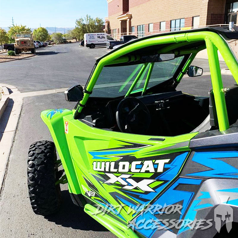SXS Front Windshield - Textron Wildcat XX 2018-21 | Dirt Warrior