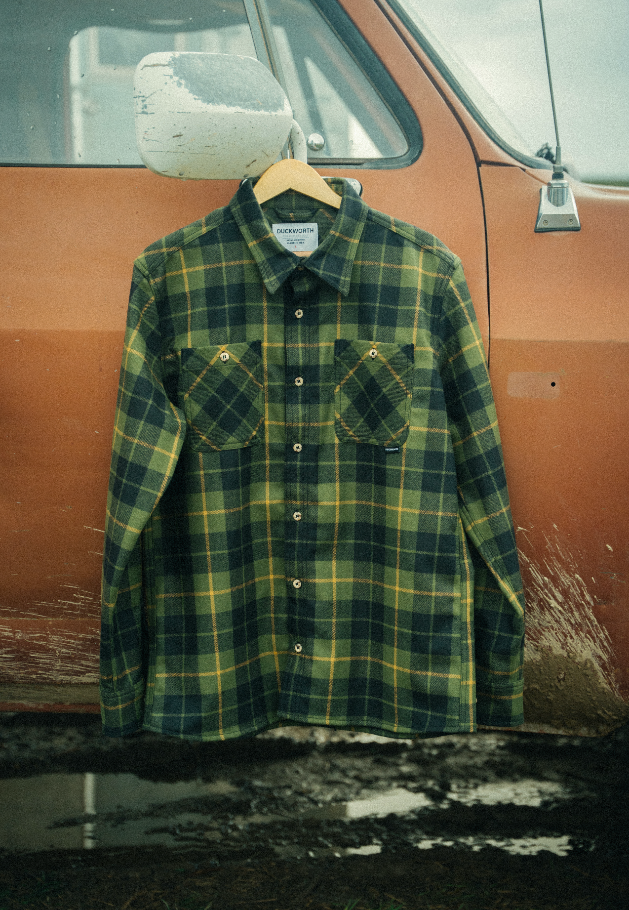 Merino Wool Flannel Shirt | Men's Sawtooth Shirt | Duckworth
