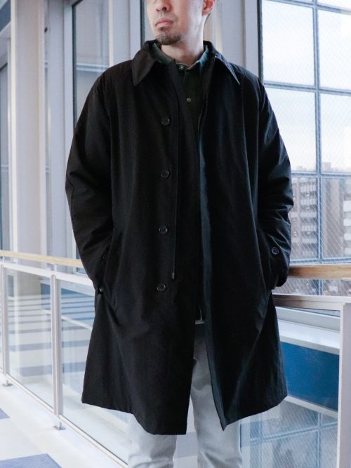 safari掲載】ステンカラーコートコーデ【BLACK】 – The DUFFER of St