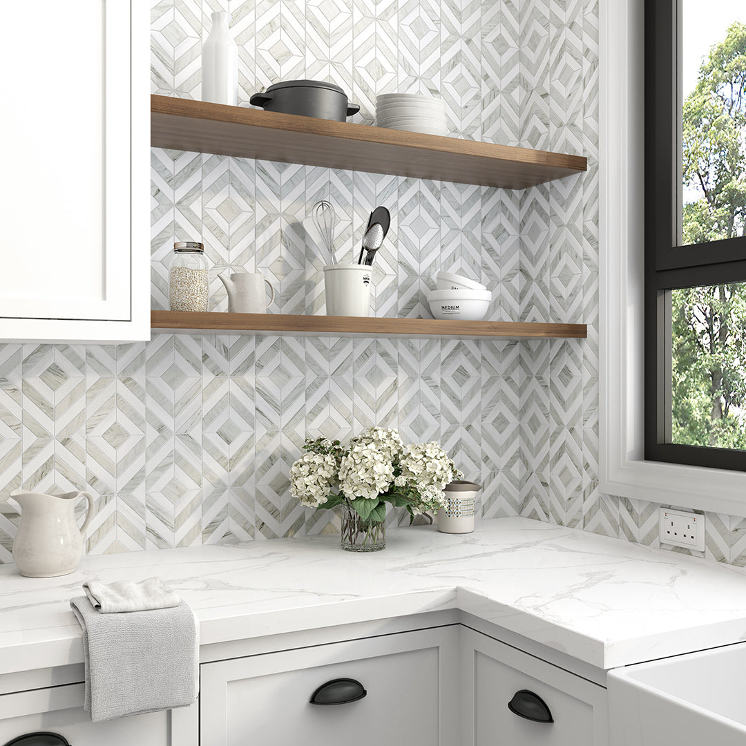 NEST - BOUTIQUE MOSAIC | CALACATTA MANHATTAN | BIANCO DOLOMITE