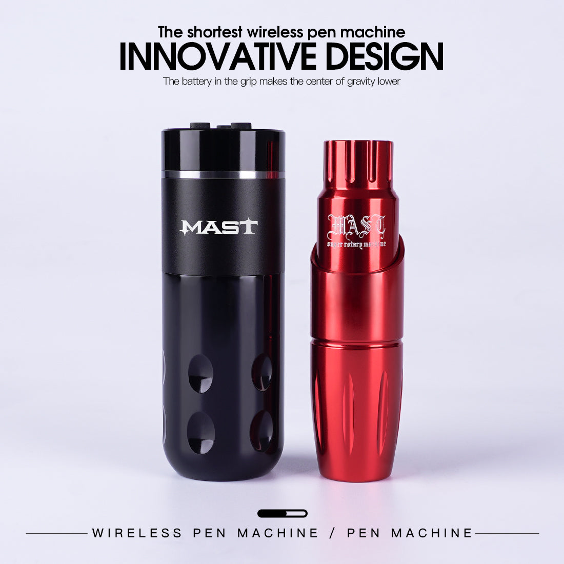Mast Rider Pro Revolutionary Wireless Tattoo Machine--Battery In
