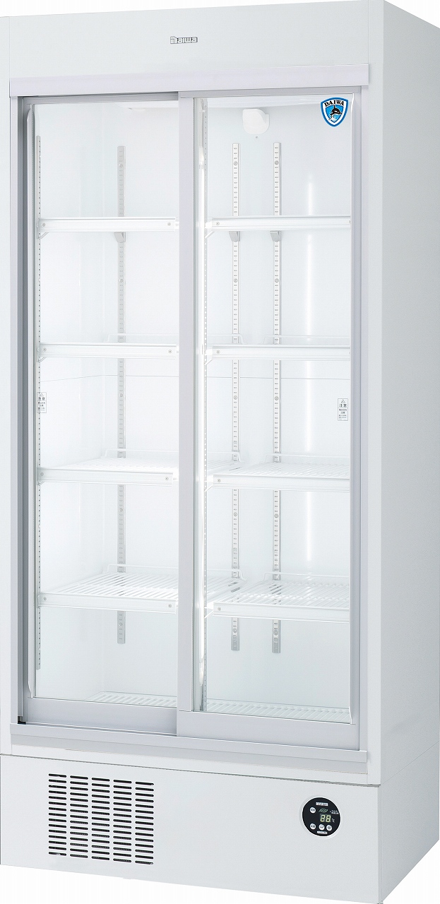 下置型]インバータ制御スライド扉冷蔵ショーケース エコ蔵くん | 店舗