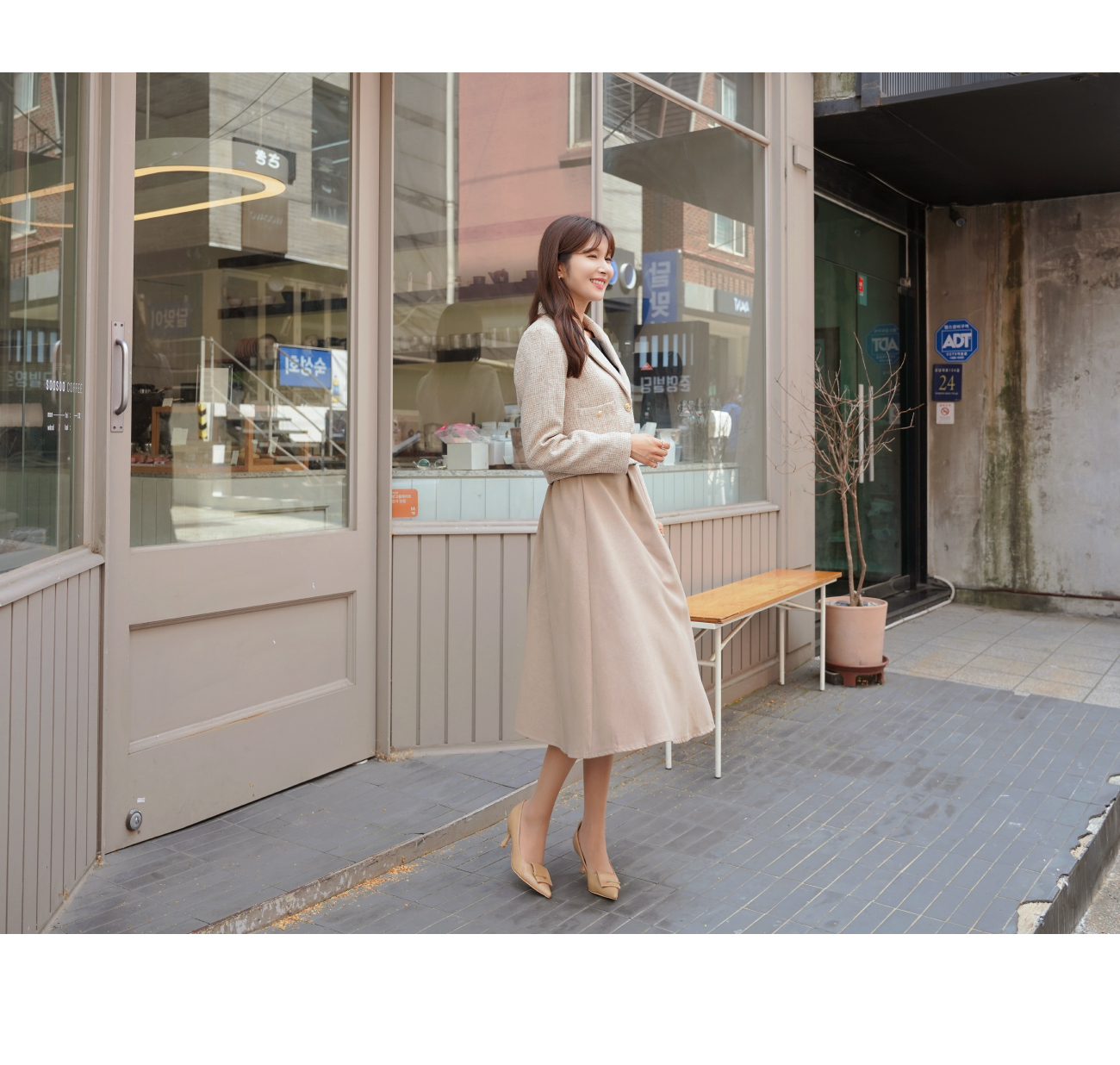 クロップドツイードジャケット | レディースファッション通販 - DHOLIC