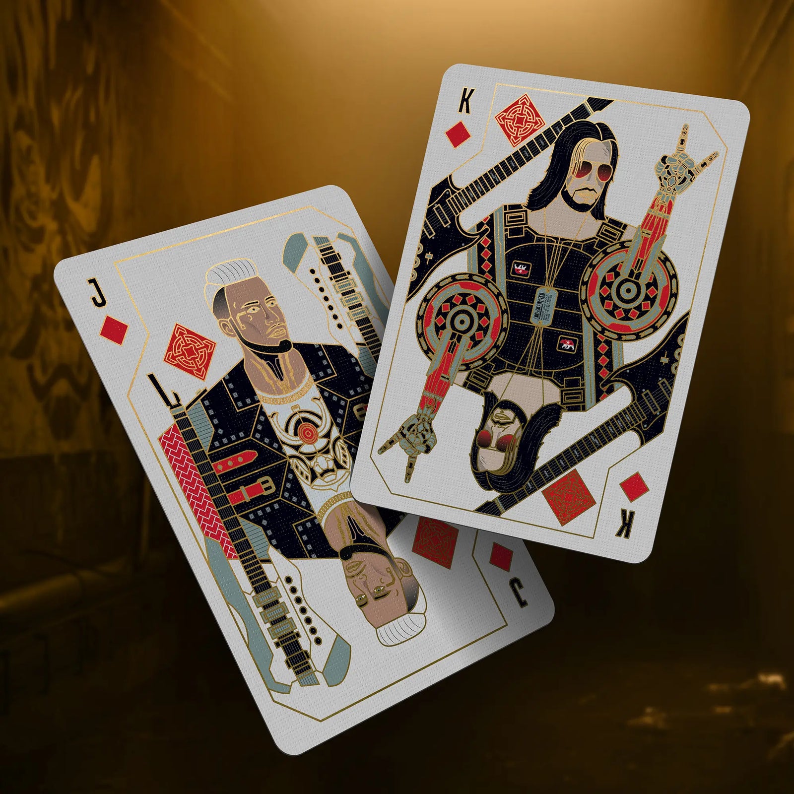 Cyberpunk 2077 Playing Cards - Gold Edition | Official Licensed Deck