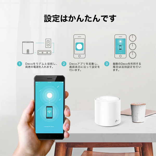 e-TREND｜TP-LINK Deco Deco X20(2-Pack)(JP) [AX1800 メッシュWi-Fi