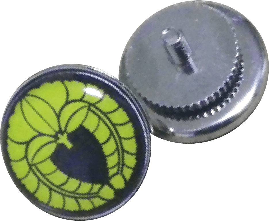 ピンバッジ(ピンズ) 15ミリ円形（ネジタイプ） | 缶バッジ製作屋