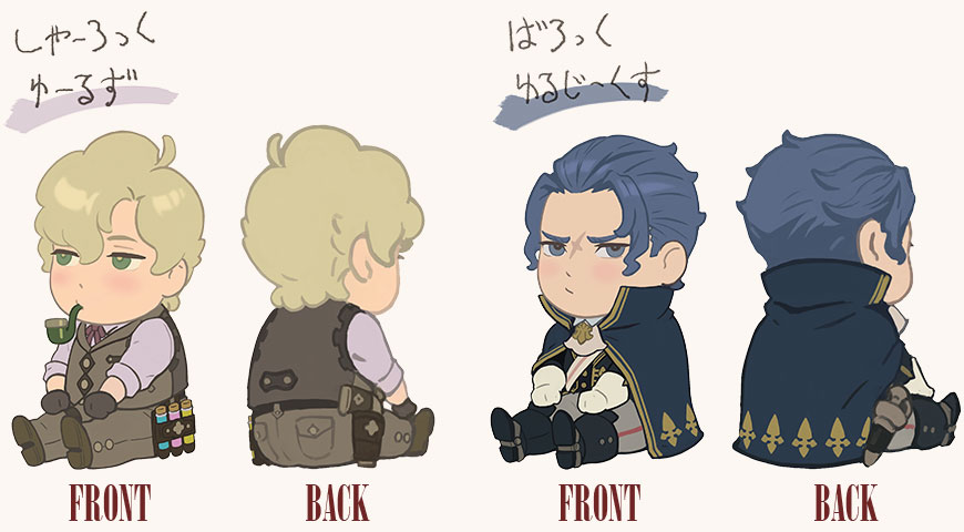 イーカプコンリクエスト企画 大逆転裁判 ゆーるず＆ゆるじーくす貯金箱