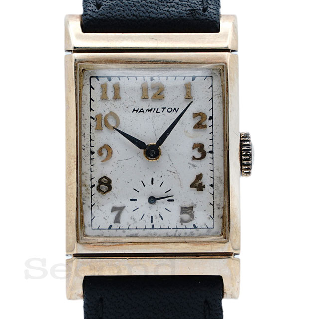 セコンド（Second） / ハミルトン 角型 ー 10KYG (アンティーク)