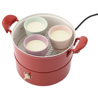 BRUNO BOE065-RD マルチグリルポット レッド|エディオン公式通販