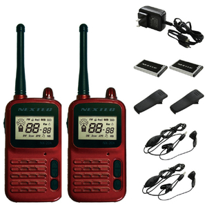 FRC NX-20Xﾌﾞﾗﾂｸ 【2台セット】小型、軽量 特定小電力トランシーバー