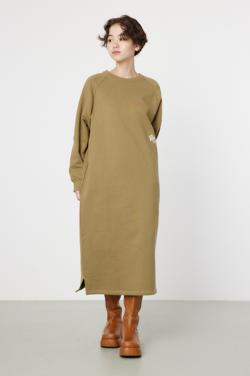 RODEO CROWNS WIDE BOWL | ラグランカラーステッチワンピース