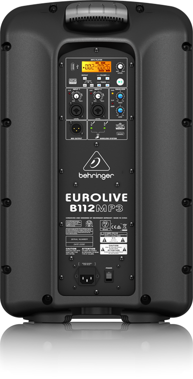 B112MP3 EUROLIVE - 製品一覧 - ベリンガー公式ホームページ