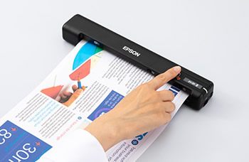 A4モバイルスキャナー ES-60WB/ES-60WW 特長1｜製品情報｜エプソン