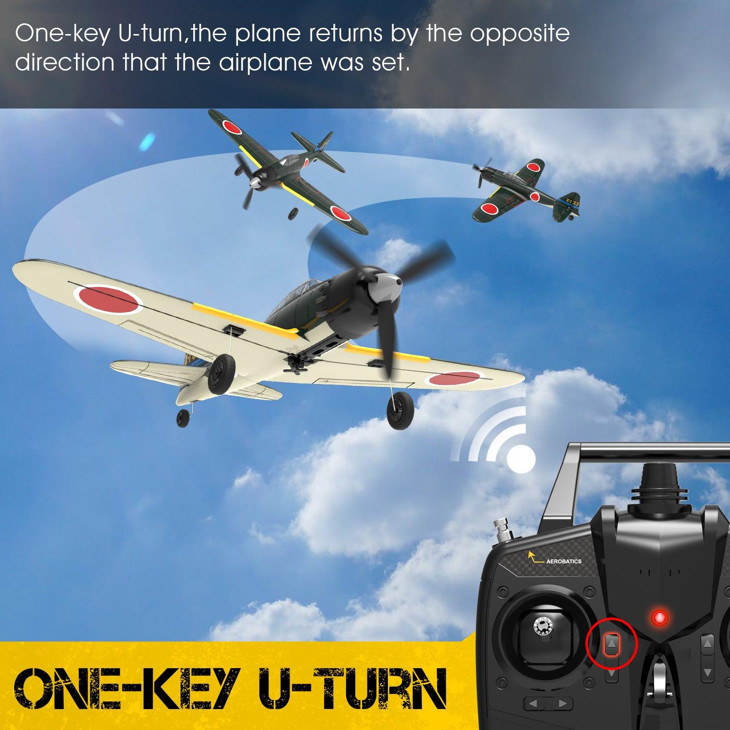 VOLANTEXRC Zero Beginner Warbird RC Airplane RTF