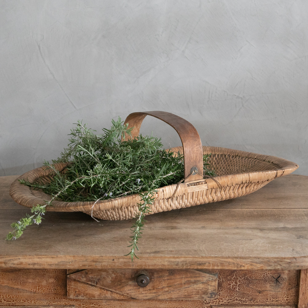 アンティーク バスケット – フランス、ヨーロッパのアンティーク