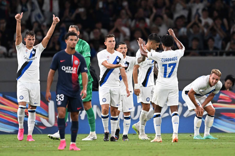 インテルが2-1の逆転勝利！ 2分間で試合をひっくり返す…PSGはジャパン