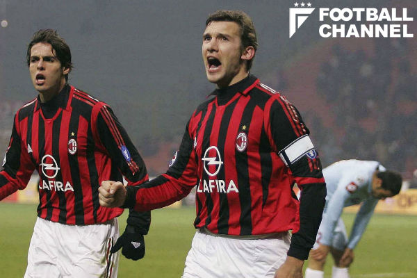 シェフチェンコ氏、華麗なるゴールの数々。”ウクライナの矢”CLゴール集