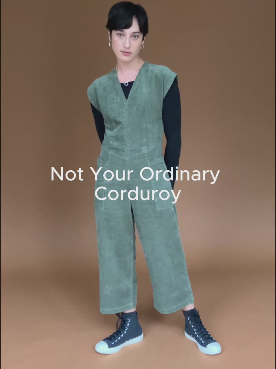Okino - Hemp Organic Cotton Corduroy Jumpsuit – Forgotten Tribes