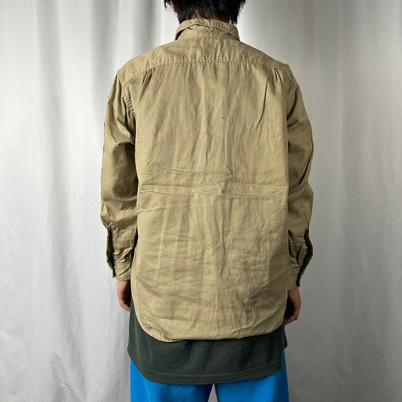 60s 60年代 リー アメリカ製 ベージュ 長袖│ヴィテージ古着屋Feeet