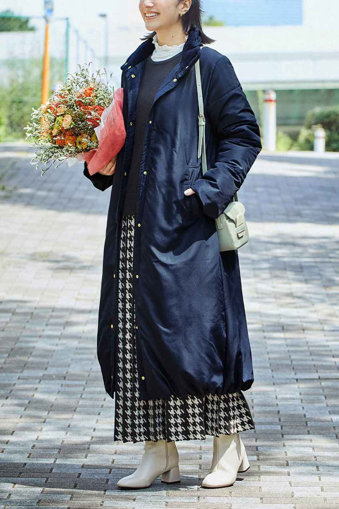 リブ イン コンフォート マフラー要らずで最高のあたたかさ！ 超ロング