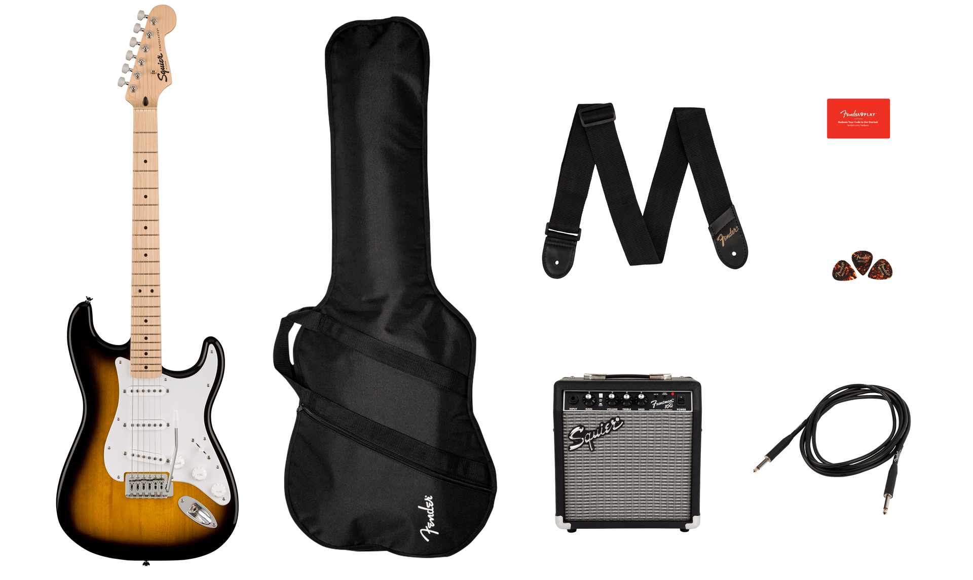 Squier Sonic® Stratocaster® Pack – Fender