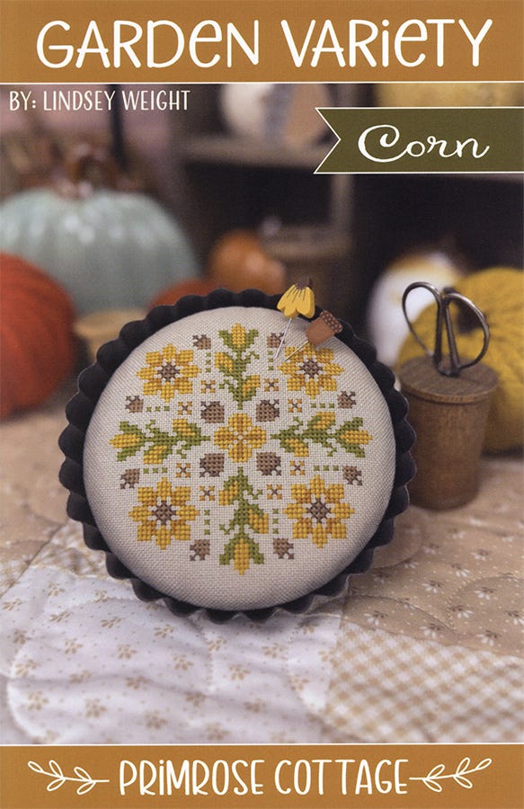 Garden Variety: Corn Cross Stitch Pattern | Primrose Cottage
