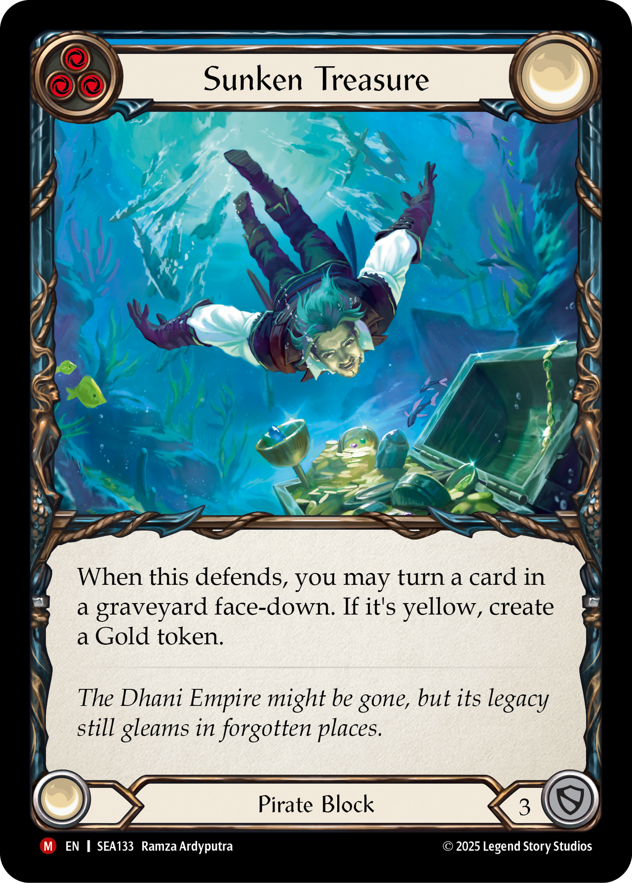 Sunken Treasure - High Seas - Flesh & Blood TCG - FaB Foundry