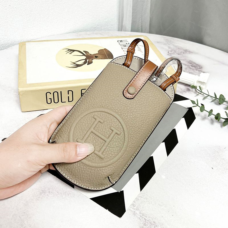 エルメス スマホ ショルダー ブランド 本革 スマホポーチ ショルダー